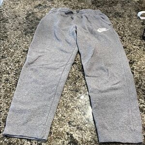 Nike Kids Heather Gray Joggers